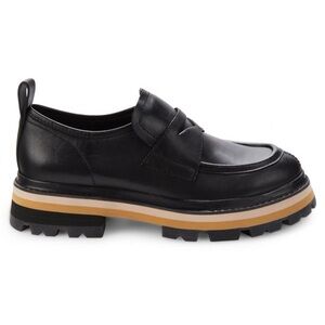 Ash Black and Tan Loafers
